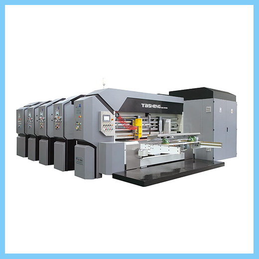 Corrugated carton printer machine